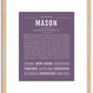 Mason | Name Art Print