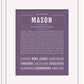 Frame Options | Deep Purple | Black Frame, Matted