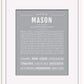Frame Options | Light Gray | Black Frame, Matted