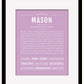 Frame Options | Lilac | Maple Frame, Matted