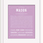 Frame Options | Lilac | Black Frame, Matted