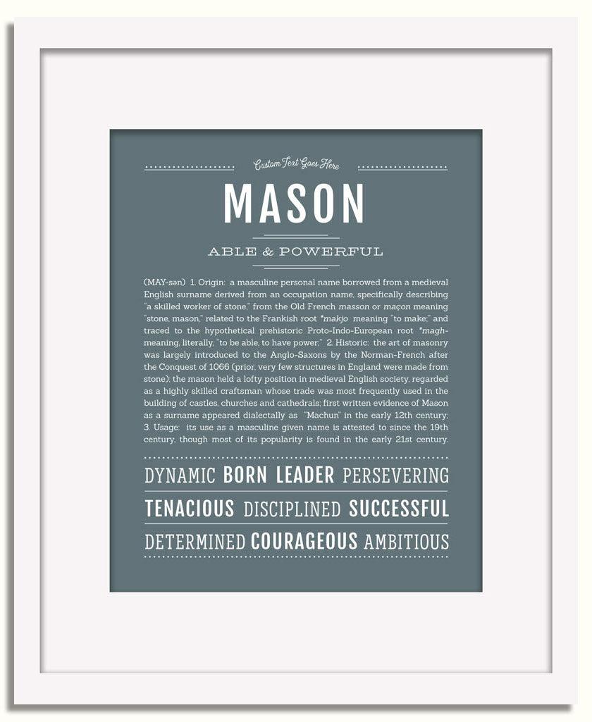 Mason | Name Art Print