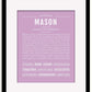 Frame Options | Lilac | Black Frame, Matted