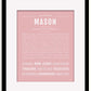 Frame Options | Dusty Rose | Black Frame, Matted