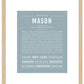 Mason | Name Art Print