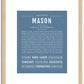 Mason | Name Art Print