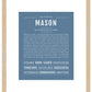 Mason | Name Art Print