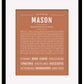 Frame Options | Terra Cotta | Maple Frame, Matted
