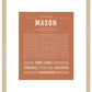 Mason | Name Art Print