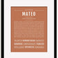 Frame Options | Terra Cotta | Black Frame, Matted