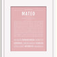 Frame Options | Dusty Rose | White Frame, Matted