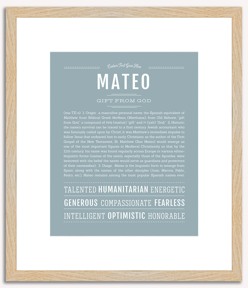 Mateo | Name Art Print