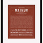 Frame Options | Bordeaux | Black Frame, Matted