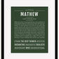 Frame Options | Deep Forest | Black Frame, Matted