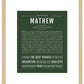 Frame Options | Deep Forest | Maple Frame, Matted