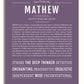 Frame Options | Deep Purple | No Frame