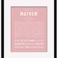 Frame Options | Dusty Rose | Black Frame, Matted