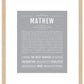 Frame Options | Light Gray | Maple Frame, Matted