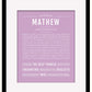 Frame Options | Lilac | Black Frame, Matted
