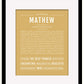 Frame Options | Matte Gold | Black Frame, Matted
