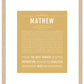 Frame Options | Matte Gold | Maple Frame, Matted