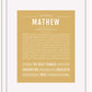 Frame Options | Matte Gold | White Frame, Matted