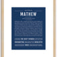 Mathew | Name Art Print