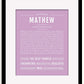 Frame Options | Lilac | Black Frame, Matted