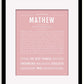 Frame Options | Dusty Rose | Black Frame, Matted