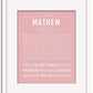 Frame Options | Dusty Rose | White Frame, Matted