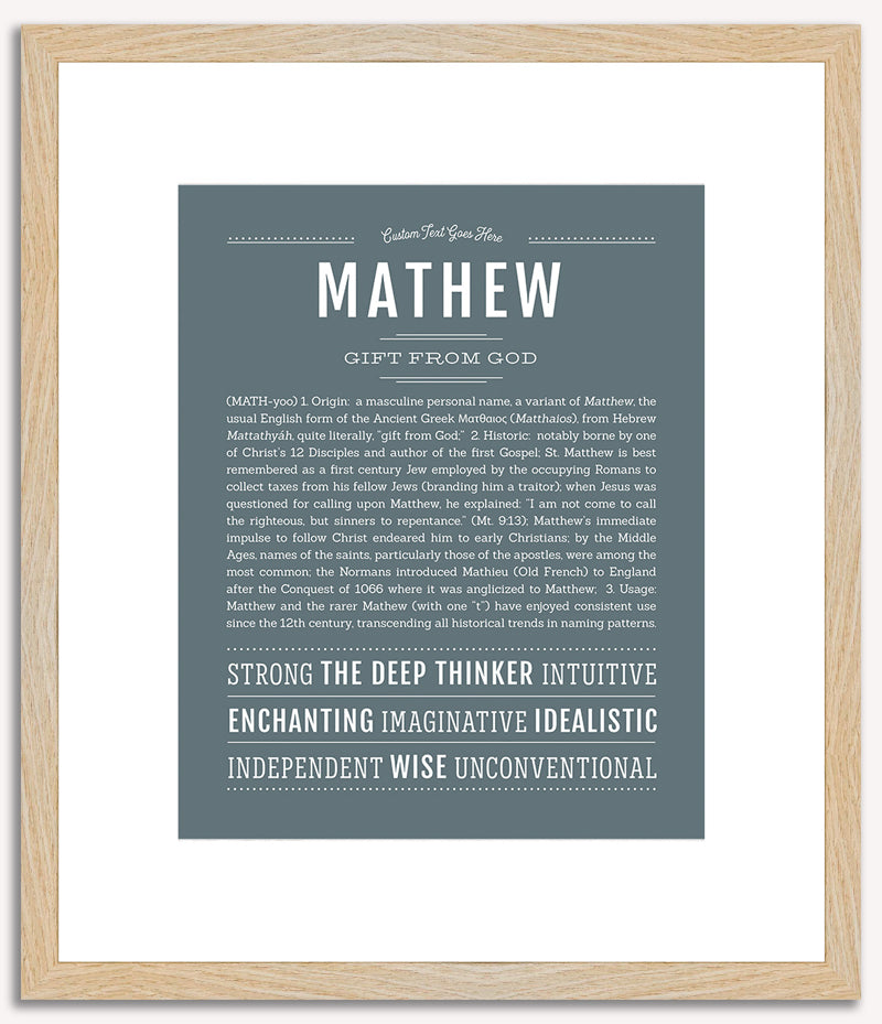 Mathew | Name Art Print