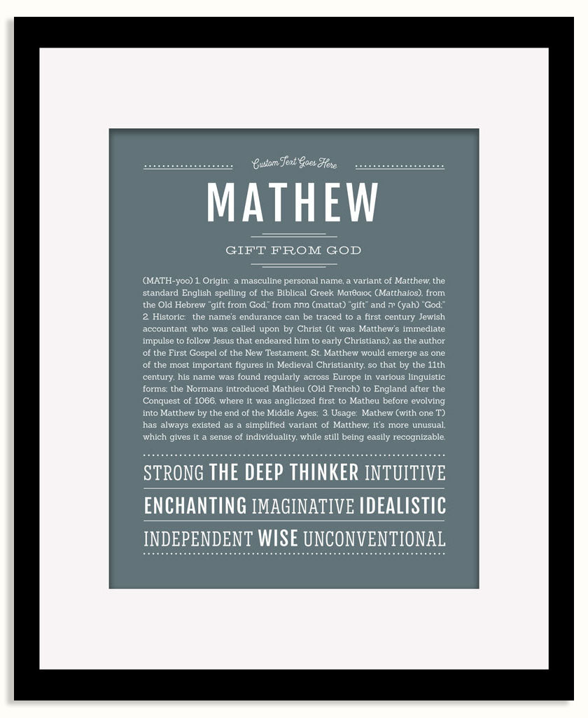 Frame Options | Night Rendezvous | Black Frame, Matted