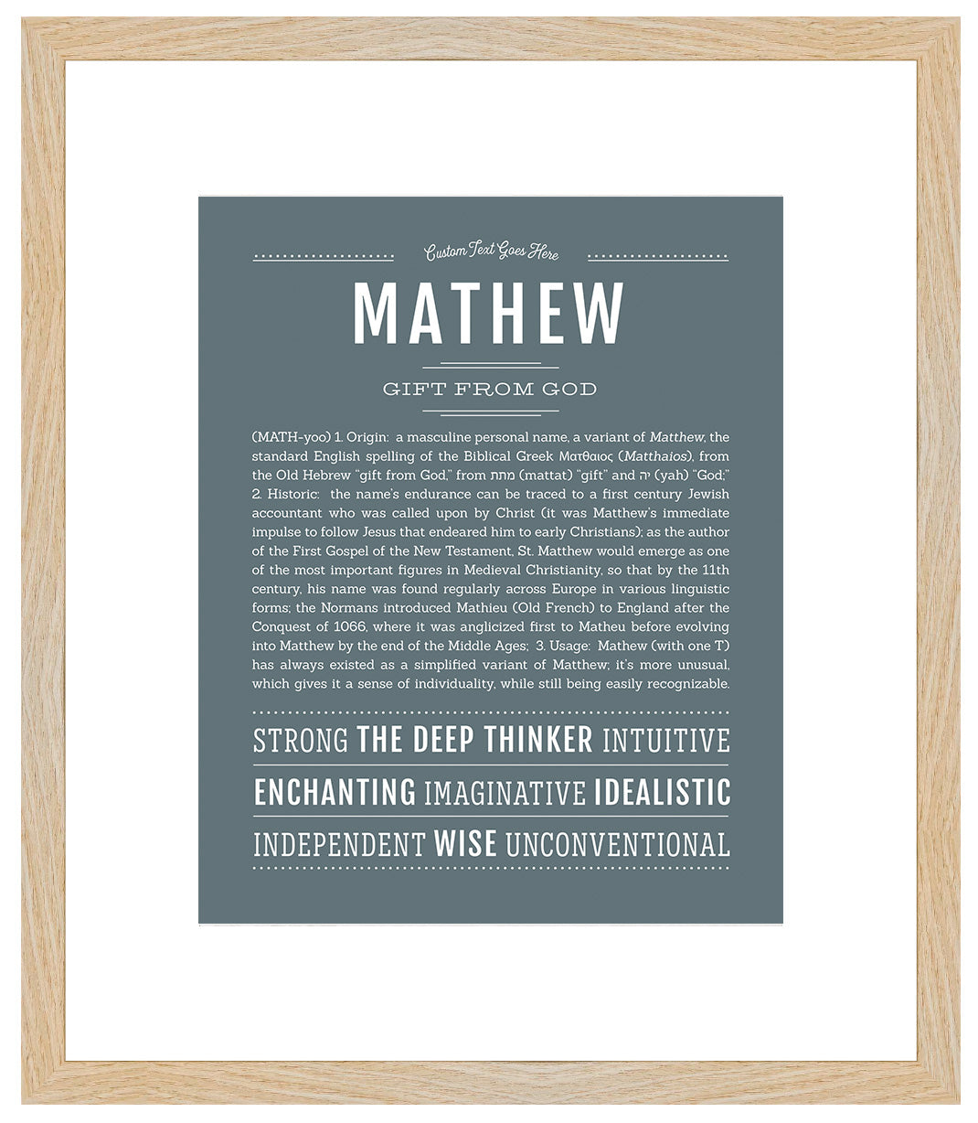 Frame Options | Night Rendezvous | Maple Frame, Matted