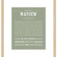 Frame Options | Sage | Maple Frame, Matted