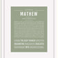 Frame Options | Sage | White Frame, Matted