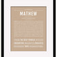 Frame Options | Tan | Black Frame, Matted