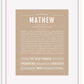 Frame Options | Tan | White Frame, Matted