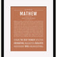 Frame Options | Terra Cotta | Black Frame, Matted