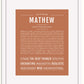 Frame Options | Terra Cotta | White Frame, Matted