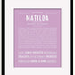 Frame Options | Lilac | Black Frame, Matted