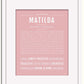 Frame Options | Dusty Rose | White Frame, Matted