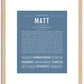 Matt | Name Art Print