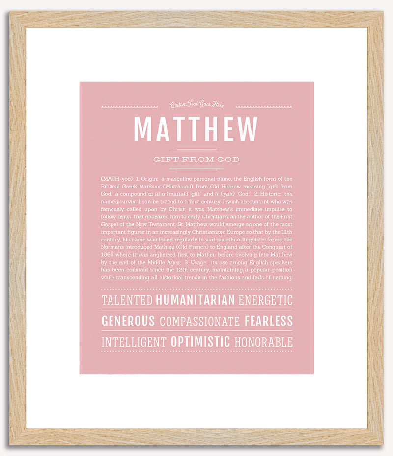 Matthew | Name Art Print