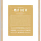 Matthew | Name Art Print