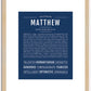 Matthew | Name Art Print