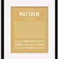 Frame Options | Matte Gold | Black Frame, Matted