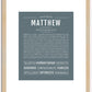 Matthew | Name Art Print