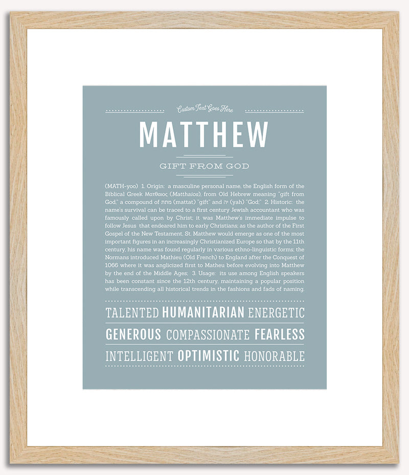 Matthew | Name Art Print