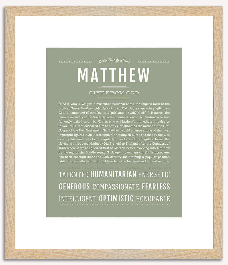 Matthew | Name Art Print