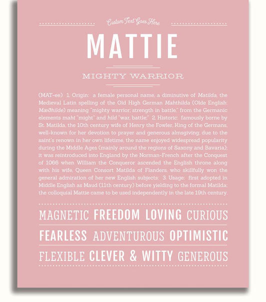 Frame Options | Dusty Rose | No Frame